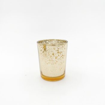 Photophore doré vieilli or champagne