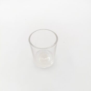 Photophore cylindre en verre