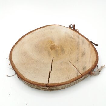 Rondin lisse avec écorce