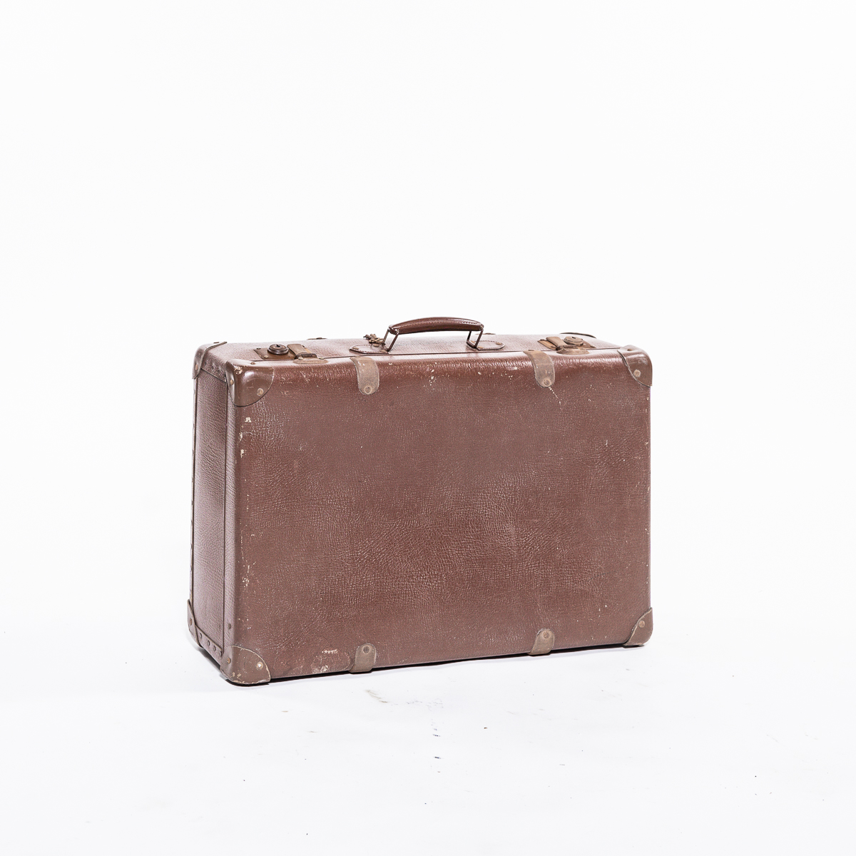 Valise moyenne vintage en cuir