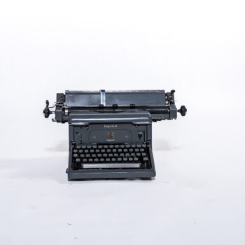 Machine à écrire vintage grise impériale