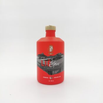 Bouteille de gin Liègin