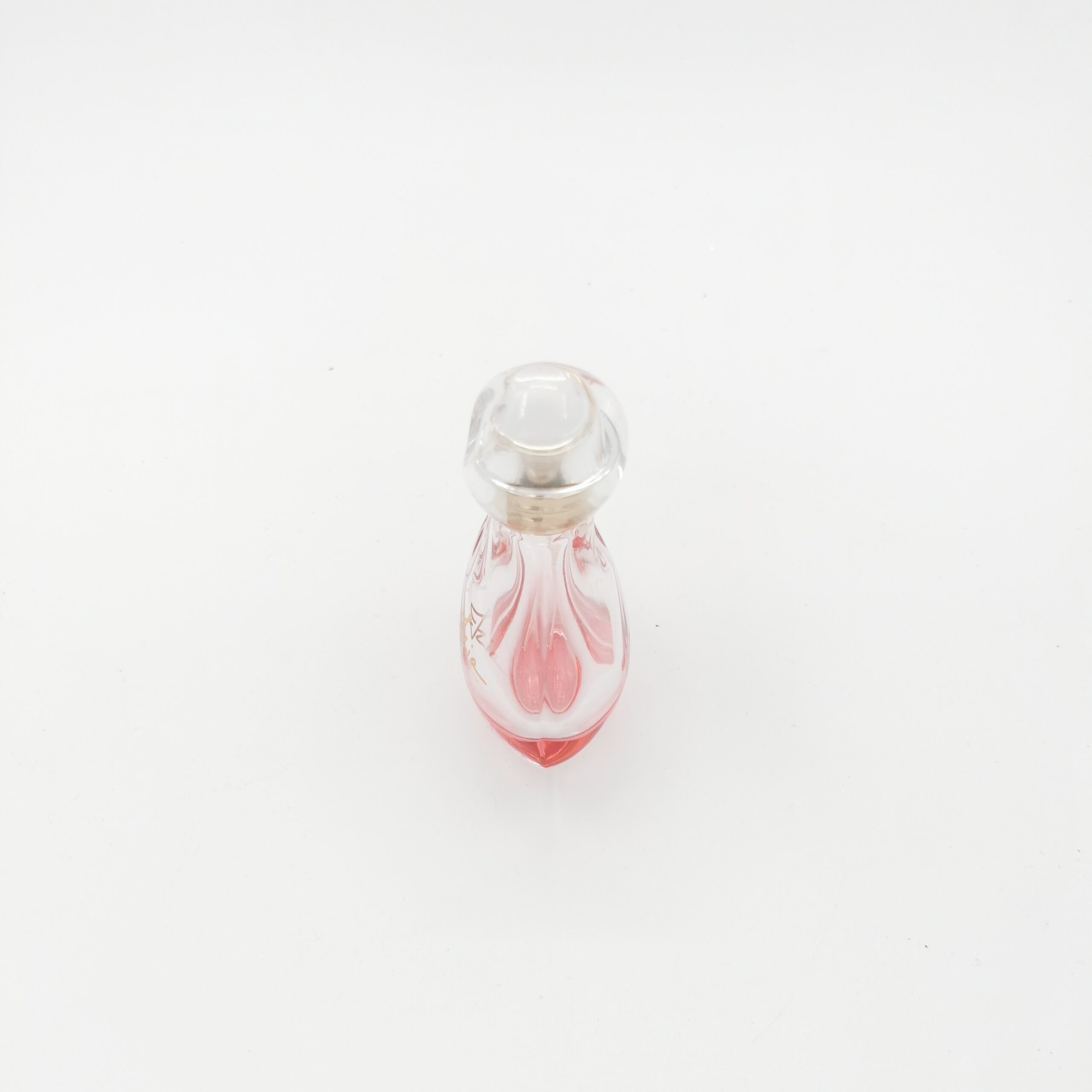 Flacon de parfum verre et teinte rose décoratif – Image 2
