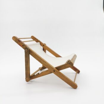 Transat décoratif en bois exotique