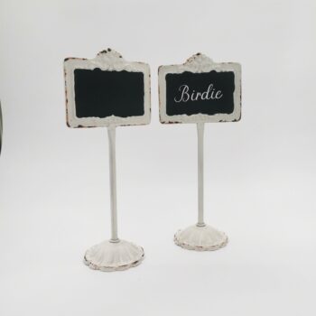 Panneau ardoise style "signalétique vintage"