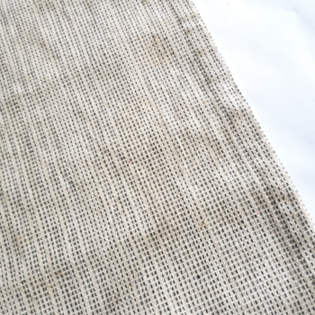 Tapis souple rectangulaire beige