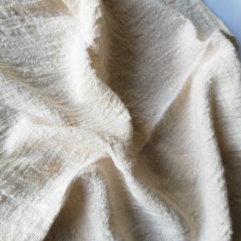 Serviette en coton crème