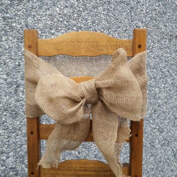 Noeud de chaise en jute beige