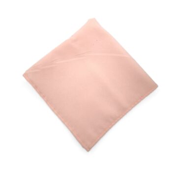 Serviette en tissu rose