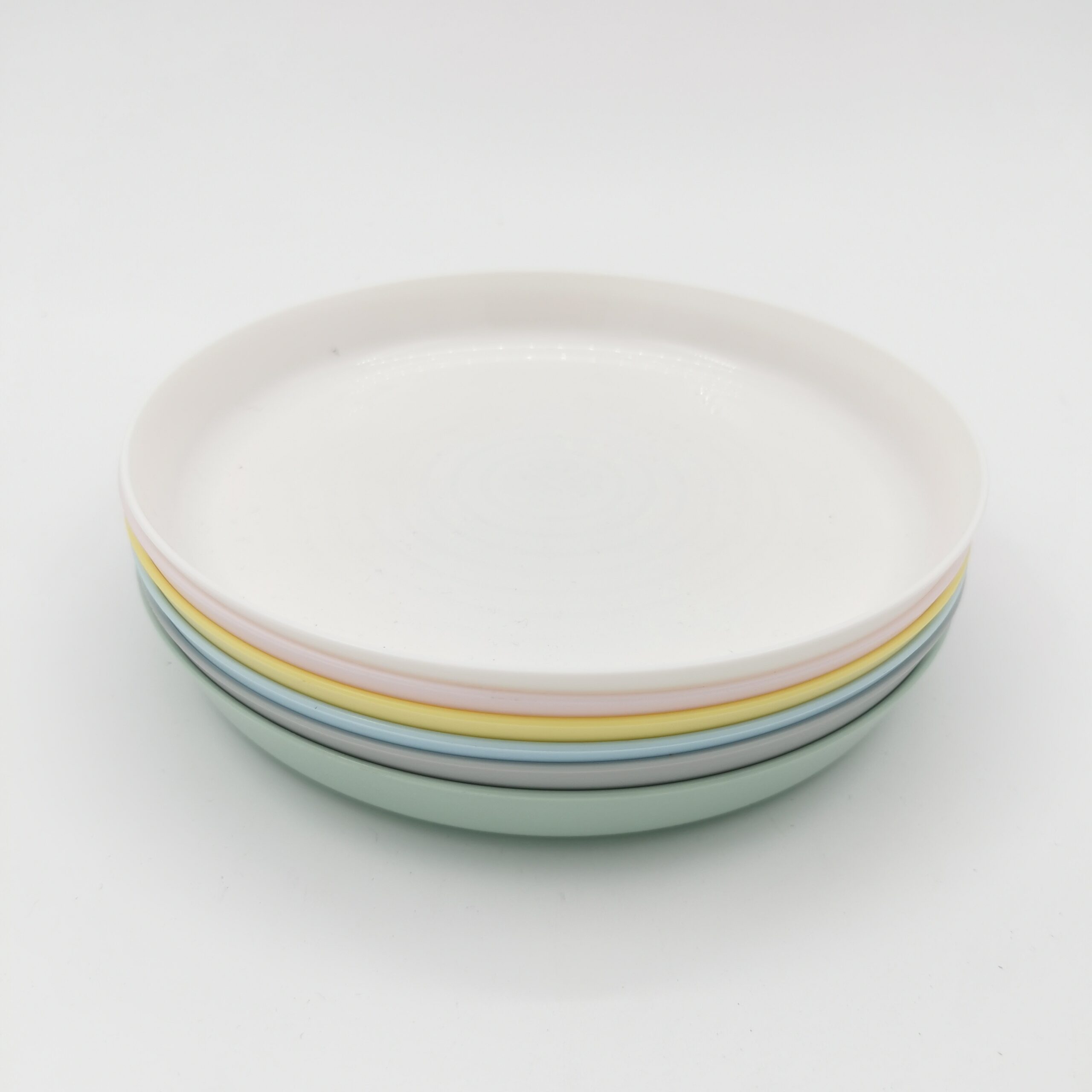 Assiette en plastique pastel (aléatoire) – Image 2