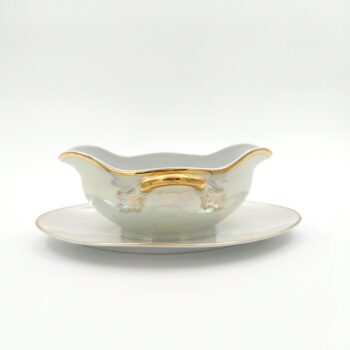 Saucière vintage nacrée