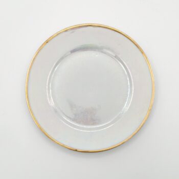 Assiette à dessert nacrée