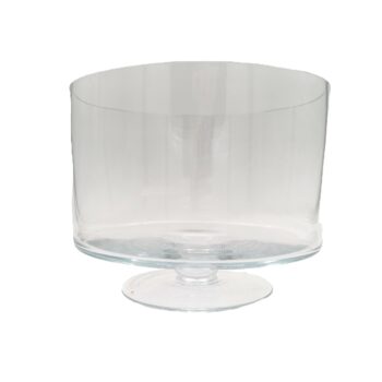 Grande bonbonnière cylindrique sur pied