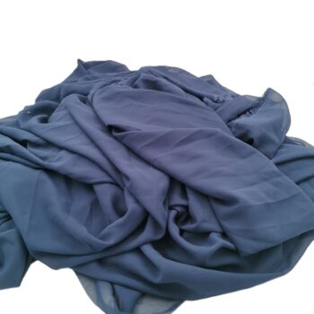 Voilage bleu foncé 6m40