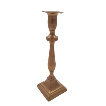 Chandelier en bronze à base carrée