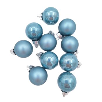 Mini boules de Noël bleues