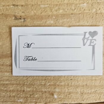 50 escort cards pour plan de table - article en vente